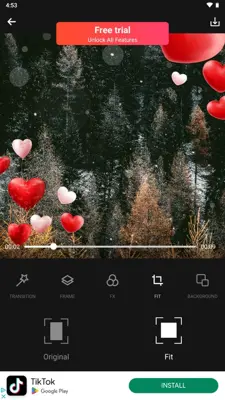 Photo video maker with music android App screenshot 4